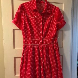 Vintage reproduction western/rockabilly dress.